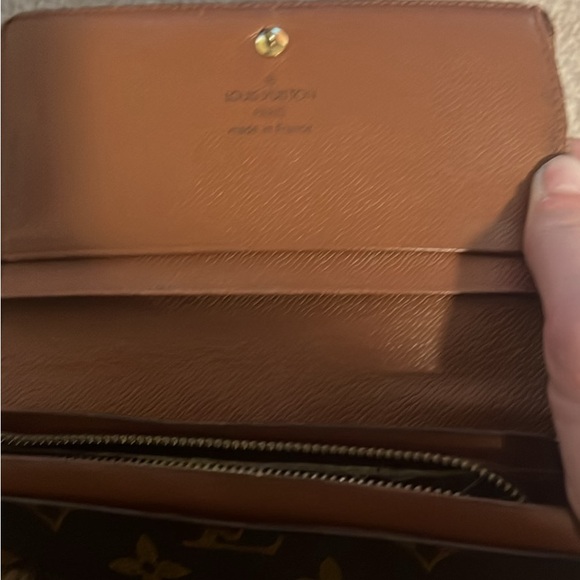 Authentic 1997 Louis Vuitton Monogram Porte-Monnaie Tresor Wallet - Picture 12 of 14